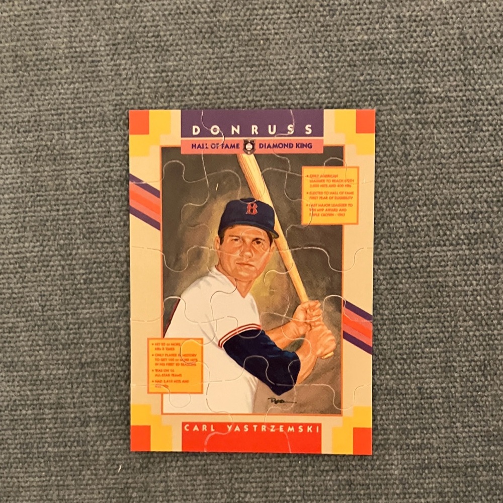 Donruss Diamond King Puzzle Baseball Card Training Card